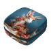 Floral Animal Sanitary Napkin Storage Bag for Girls Women Portable First Period Pads Bag Tampons Holder Girls Travel Makeup Bag Large Capacity Multicoloured 13