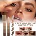 Face Highlighter | Nose Contouring Cream Long-Lasting Cosmetics for School Travel Parties Dates Holidays Carnival - Buy Online on GoSupps.com
