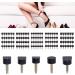 60 Pairs High Heel Replacement Tips Repair Kit - Durable Polyurethane Iron Heel Accessories for Shoe Repair - Buy Online on GoSupps.com