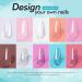 Poly Nail Gel Kit with UV Lamp & 10 Colours | Extension & Builder Gel Set for Women - Buy Online on GoSupps.com