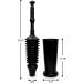 Master Plunger MP1600-TB 1.6 Gallon Low Flush Toilet Plunger with Funnel Nose Design and Tall Bucket - Black - Buy Online on GoSupps.com