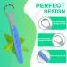 Metal Tongue Scraper for Adults & Kids | Stainless Steel Tongue Cleaner with Case | Reduce Bad Breath & Breathe Fresh - Light Blue - Buy Online on GoSupps.com