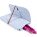 Glamza Hair Straightener Mat & Pouch - Made from Heat Resistant Safety Felt - Ideal for Home & Travel (Light Grey (Pouchy)) - Buy Online on GoSupps.com