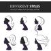 MoKo Sports Headband - Breathable Lightweight Sweat Wicking Multi-use Headwear - Stylish Black Elastic Band - Buy Online on GoSupps.com