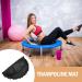 ABOOFAN Trampoline Replacement Jumping Mat Trampoline Round Mat Trampoline Accessory Black 80X80X0.2CM - Buy Online on GoSupps.com