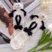 AYFFDIYI Funny Magnetic Suction 3D Couple Socks - White and Black, Unisex, Cool Wedding Gifts - 2 Pairs - Buy Online on GoSupps.com
