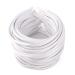 Zifengcer 20 PCS White Satin Covered Headbands for Girls Women Christmas Plain DIY Craft Headbands Plastic Thin Headbands for Women(White)