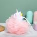 Balacoo Unicorn Shower Loofah - 2 Pcs Kids Exfoliating Bath Sponge & Scrubber for Boys & Girls - Fun Animal Design - Buy Online on GoSupps.com