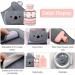 3PCS MOTONG Hot Water Bottle with Waist Belt Set - Grey Waist Warm Cover - Pain Relief for Back, Neck, Shoulders - Rhombus Design - Buy Online on GoSupps.com
