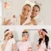 4 Pack Microfiber Spa Headband Set for Women - Bow Tie Hair Band for Skincare, Makeup, and Yoga - Elastic Headband for Facial Cleansing and Shower (4 Colors) - Buy Online on GoSupps.com