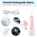 KUSKER Cordless Water Flosser for Teeth - 4 Modes, IPX7 Waterproof, Rechargeable - 30-Day Use - Home & Travel Oral Care (Pink) - Buy Online on GoSupps.com
