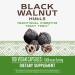 Nature's Way Black Walnut Hulls 1000 mg - 100 Vegan Capsules for Optimal Health - Buy Online on GoSupps.com