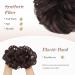 Fine Hair Part with Rubber Band - Synthetic Hair Extensions for Women & Girls | Black Cherry 38g | Dutt Hair Tie & Ponytail Accessory - Buy Online on GoSupps.com
