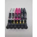 HAIR CLIPS GRIP BARRETE FN ACCESSORIES 6 PCS  black  white and pink