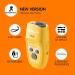 nzonpet Anti Barking Device Ultrasonic 3 in 1 Dog Barking Deterrent Devices 3 Frequency Dog Training and Bark Control 16.4Ft Range Rechargeable with LED Light and Wrist Strap Yellow - Buy Online on GoSupps.com