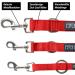 Kuri Pai 3m Comfortable Dog Leash for Large Dogs | Sustainable Bamboo Rehabilitation Leash - Red (L 280cm x 2.5cm) - Buy Online on GoSupps.com