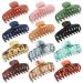 Hair Claw Clips for Women  Ruicoo 12 Pcs Non-slip Large Hair Claw Clips 4 Inch Jaw Clips Hair Clamps Strong Hold Claw Hair Clips Big Hair Claw Clips for Women Girls Thick Hair