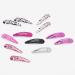 Claires Disney Minnie Mouse Glitter Hair Clips Set | 12PCS for Girls & Babies | Perfect Gifts | Pink White Black - Shop Now! - Buy Online on GoSupps.com