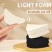 Buy Adjustable Toe Filler - 6 Pairs Soft Foam Toe Pads for Comfort | Reusable Toe Inserts in Black & Beige - Buy Online on GoSupps.com