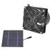 Cryfokt 50W Solar Powered Exhaust Fan - Efficient Mini Ventilator for Attics | Easy Installation & Good Ventilation 5-12V - Buy Online on GoSupps.com
