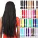 Jumbo Braid Hair Colorful braided hair African Braid Extension 24inch Extensions Synthetic Colorful Hair Extensions for Braiding Afro Braids Crochet Twists Hair (Color : I) - Buy Online on GoSupps.com
