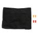 Couverture de visage de sommeil confortable et respirante couverture universelle pour les yeux de sommeil paquet enveloppant pour hommes et femmes compresse de glace pour dormir (Noir)