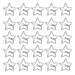 TMXAOK 50 Pieces Star Hair Clips Metal Star Snap Hair Clip Y2K Sliver Hair Barrettes Small Non Slip Hairpin for for Toddler Women Girls Lovely Hair Accessories Silver