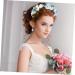 MAGICLULU Bridal Wreath Tiara Blue Tiara Hair Accessory for Girls Wedding Hair Garland Simple Garland for Women Wedding Hair Wreath Party Decor Baby Flower Child Bohemia Makeup Silk Cloth - Buy Online on GoSupps.com