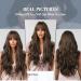 Long Chocolate Brown Wavy Wig for Women | Heat Resistant Synthetic Fluffy Hair - Buy Online on GoSupps.com