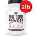 Chocolate Grass Fed Bone Broth Protein Powder 2lbs | 42 Servings, 17g Protein, 13g Collagen | Low Carb, Dairy Free, Keto Friendly Supplement - Buy Online on GoSupps.com