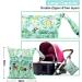 HOTLIKE 3 PCS Wet Bag Set | Waterproof Reusable Nappy Bag for Cloth Diapers | Travel Organizer with 2 Zipper Pockets | Ideal for Beach, Daycare, Gym | Green - Buy Online on GoSupps.com