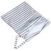 Damero 3pcs Diaper Bag Set - Gray Stripes with Reusable Wetbag & Wipes Organizer | International Shipping - Buy Online on GoSupps.com