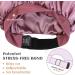 Satin Silk Purple Hat Hut Bonnet - Adjustable Double Layer Sleep Cap for Curly Hair Women - Pattern Design - One Size - Buy Online on GoSupps.com