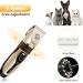 USB Rechargeable Dog Grooming Clipper Kit - Low Noise Pet Hair Trimmer Set for Dogs and Cats | NA - Buy Online on GoSupps.com