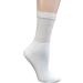 Yomandamor Women's Bamboo Diabetic Crew Socks 9-11 - 6 Pairs Solid White - Buy Online on GoSupps.com
