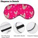 Love Sphynx Cat Face Sleep Mask - Adjustable Strap Blindfold for Sleeping and Travel - Buy Online on GoSupps.com