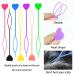 20 Pcs Quick Hair Beader Tool Set for Braids & Ponytails with 200 Rubber Bands and Comb - Multicolor - Buy Online on GoSupps.com