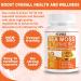 Organic Sea Moss Capsules 2 Pack - New Formula with Turmeric & Ashwagandha - Rich in Iodine - Immune & Digestive Support - Thyroid Supplement - Gut Cleanse - Seamoss Pills - 120 Capsules - Buy Online on GoSupps.com