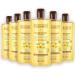 EVOLUDERM - Monoï à la Folie Moisturizing Shampoo - 400 ml - 95% Natural Origin - Vegan - Made in France - Pack of 6 x 400 ml