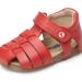 Falcotto Alby Red Leather Sandals - Size 7 UK | Closed Toe Fisherman Style - Buy Online on GoSupps.com