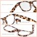 ABEJOJO Oversized Blue Light-Blocking Reading Glasses for Women | Spring Hinge UV Protection Anti-Glare - White Tortoise 0.0 Diopter - Buy Online on GoSupps.com