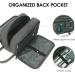 WANDF Travel Toiletry Bag for Men - Canvas Dopp Kit Organizer in Grey - Buy Online on GoSupps.com