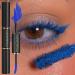 Mascara imperm able l'eau longue dur e volumisant allongeant rel chant imperm able maquillage pour mariage f te sortie de nuit Halloween bal double t te bleu - Buy Online on GoSupps.com