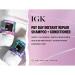 IGK Pay Day Instant Repair Shampoo & Conditioner Set | Bond-Building Damage Repair | Vegan & Cruelty-Free | International Shipping Available - Buy Online on GoSupps.com