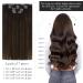 Vivien Clip-In Extensions | Real Remy Hair | Balayage Darkest Brown to Light Brown #2/8/2 | 50cm 120g | 20 Inch 7PCs - Buy Online on GoSupps.com
