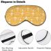 Bees and Hives Sleep Mask - Adjustable Strap, Blocks Light, Ideal for Travel, Men and Women - Buy Online on GoSupps.com