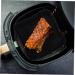 GRIRIW Air Fryer Pad Non Stick Baking Pan Reusable Air Fryer Baskets Silicone Bakeware Foldable Black 22X6CM - Buy Online on GoSupps.com