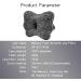 Memory Foam Knee Pillow for Side Sleepers - Relieve Leg, Back, and Knee Pain, Improve Sleep Quality - Grey - Buy Online on GoSupps.com