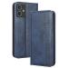 RankOne Flip Leather Case Cover for Motorola Moto G54 / Motorola Moto G54 Power (6.5" Inches) Blue Motorola Moto G54 Blue