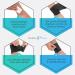 Buy Self-Adhesive Bandage Rolls - 12 Pack (10cm x 4.5m) | Original Health Press Plaster | Elastic and Adhesive Bandages - Black - Buy Online on GoSupps.com